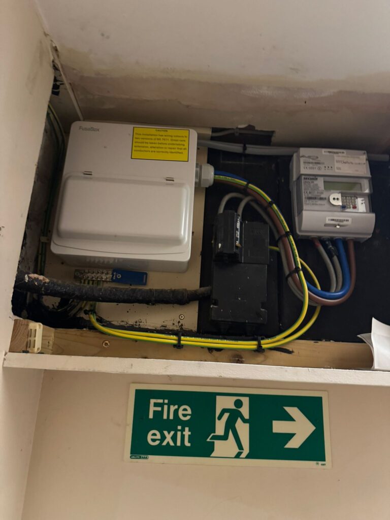 What is a consumer unit used for?